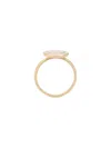 Needles Smile Face Ring In Gold