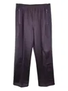 Needles Soft-jersey Track Pants In パープル