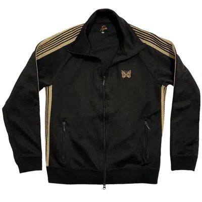 Pre-owned Needles Spark Track Jacket In Black/gold