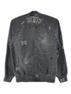 Needles Spiderweb-print Jacket In Gray