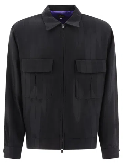 NEEDLES SPORT JACKETS BLACK
