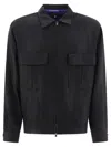 Needles Overshirt With Flap Pockets For Sport In Black