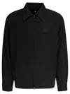 Needles Black Sports Jacket With Two-way Zipper In Black