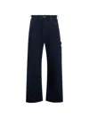 Needles Star-pattern Painter Jeans In Blue