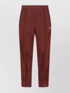 Needles Straight Trousers With Elastic Waistband And Pocket In Red