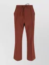 Needles Straight Trousers With Elastic Waistband And Side Pockets