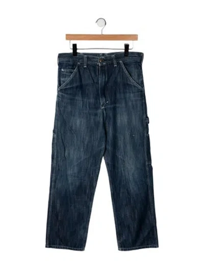Pre-owned Needles Straight-leg Jeans In Blue