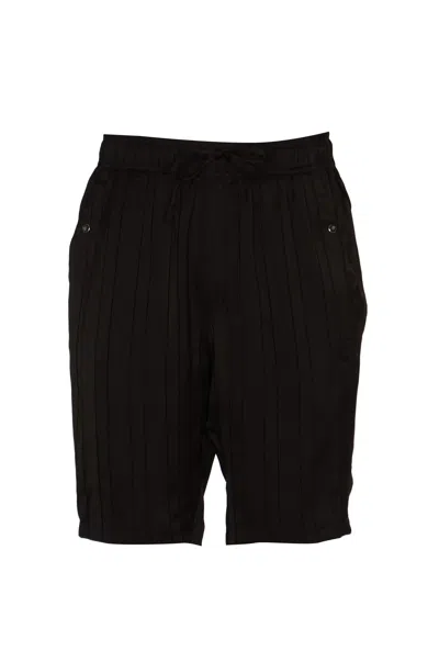 Needles Stripe Shorts In Black