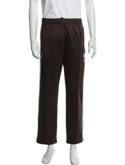 Pre-owned Needles Striped Lounge Bottoms In Brown