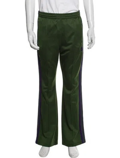 Pre-owned Needles Striped Pants In Green