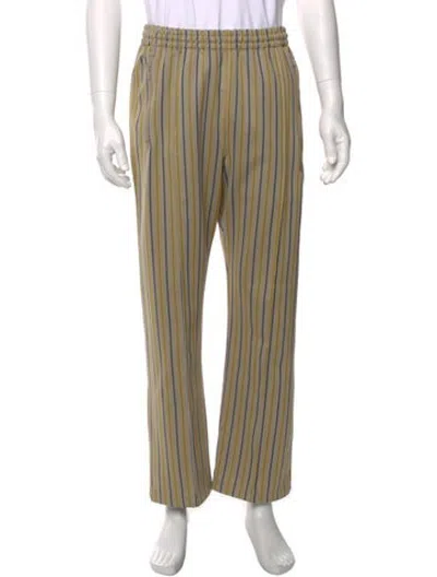 Pre-owned Needles Striped Pants In Multicolor