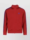 Needles Logo-embroidered Striped Tech-jersey Track Jacket In Red