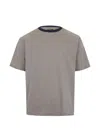 Needles Striped T-shirt In Blue