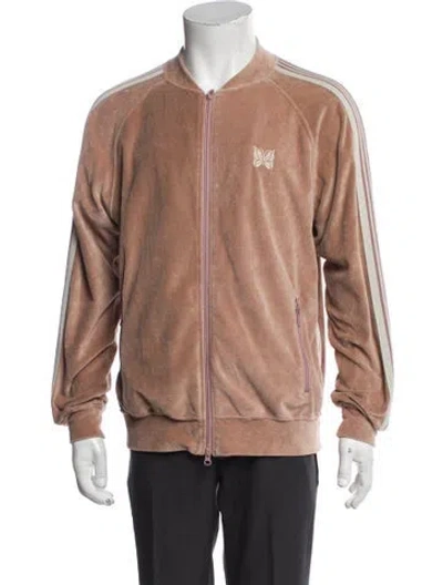 Pre-owned Needles Striped V-neck Sweatshirt In Multi