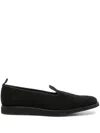 Needles Loafers In Black Suede