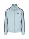 Needles Men's Blue/ Zip Sweatshirt