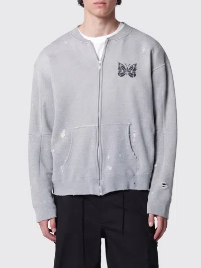 Needles Sweatshirt Men In Gray