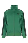 Needles Green Polyester Sweatshirt In Green