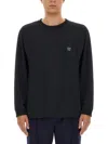 Needles Long Sleeve Crewneck T-shirt In Black