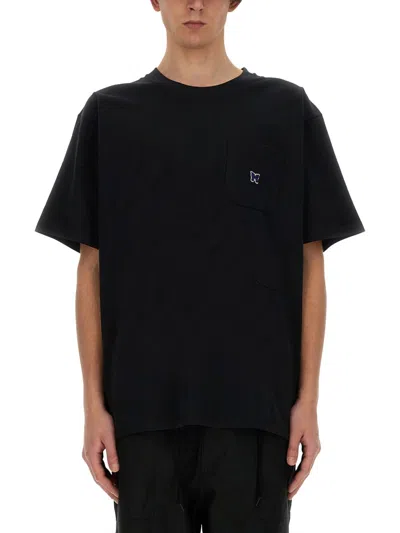 Needles T-shirt With Logo In Black