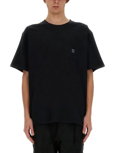 Needles T-shirt With Logo In Black