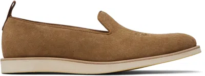 Needles Tan Papillon Emb. Loafers In Brown