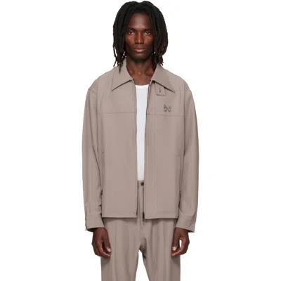 Needles Taupe Cavalry Twill Sport Jacket In Neutral