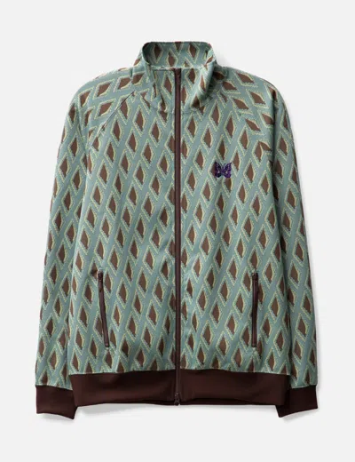 Needles Track Jacket - Poly Jq. In Green