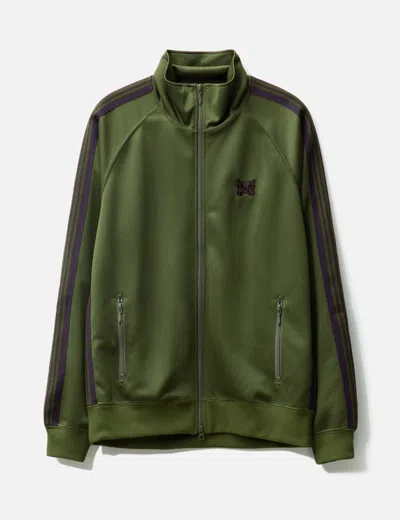 Needles Track Jacket - Poly Smooth In Green
