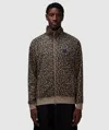 Needles Track Jacket In Leapord