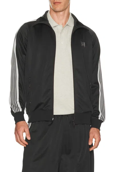 Needles Track Jacket Poly Smooth In Black