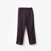 Needles Track Pants - Poly Smooth In Dark Purple