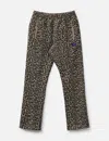 Needles Men S Poly Jacquard Track Pants Leopard