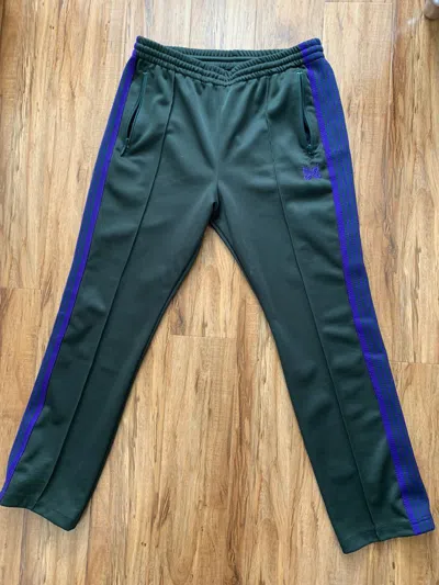 Pre-owned Needles Track Pants In Green