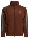 Needles Track Poly Bordeaux Polyester Sweatshirt In Orange