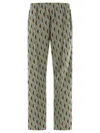 Needles Printed Joggers With Pockets And Elastic Waistband In Blue