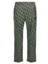 Needles Printed Joggers With Pockets And Elastic Waistband In Blue
