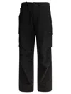 Needles Waist Drawstring Wide Leg Cargo Trousers