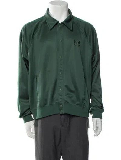 Pre-owned Needles Trucker Jacket In Green