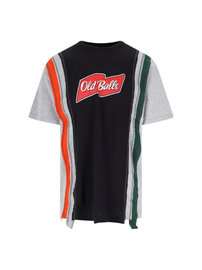 Needles T-shirt "old Balls" In Black