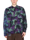 Needles Asymmetrical Pleated Tie-dye Shirt