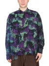 Needles Distressed Effect Pleated Flannel Shirt In Multi
