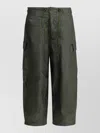 Needles Utility Cargo Trousers Drawstring Style In Green