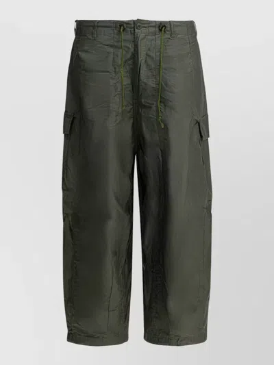 NEEDLES UTILITY CARGO TROUSERS DRAWSTRING STYLE