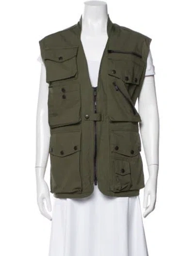 Pre-owned Needles Utility Jacket In Green