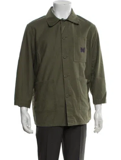 Pre-owned Needles Utility Jacket In Green