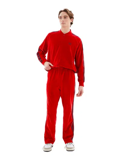 NEEDLES VELVET TROUSERS WITH STRIPES