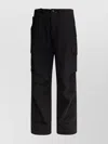 Needles Waist Drawstring Wide Leg Cargo Trousers