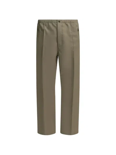 Needles Warm Up Pressed-crease Zipped-pockets Trousers In Gray