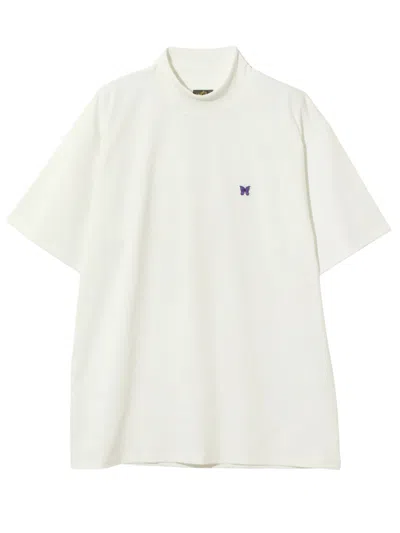 Needles White High-neck T-shirt In Neutral